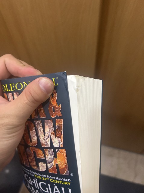 sách mới khui đã nhăn tumg lum