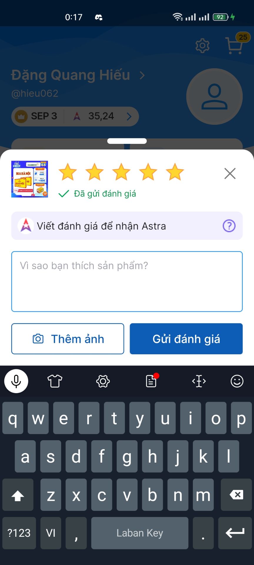 giao hàng nhanh. chất lượng sản phẩm giống mô tả. shop nhiệt tình. cảm ơn