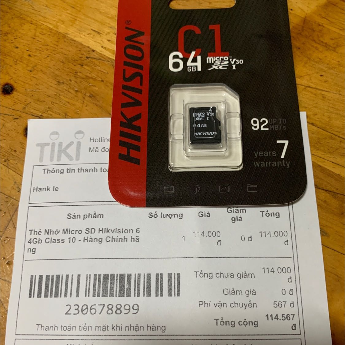 Hàng đóng gói cẩn thận, giao nhanh, chưa *** nên chưa biết tốc độ thế nào