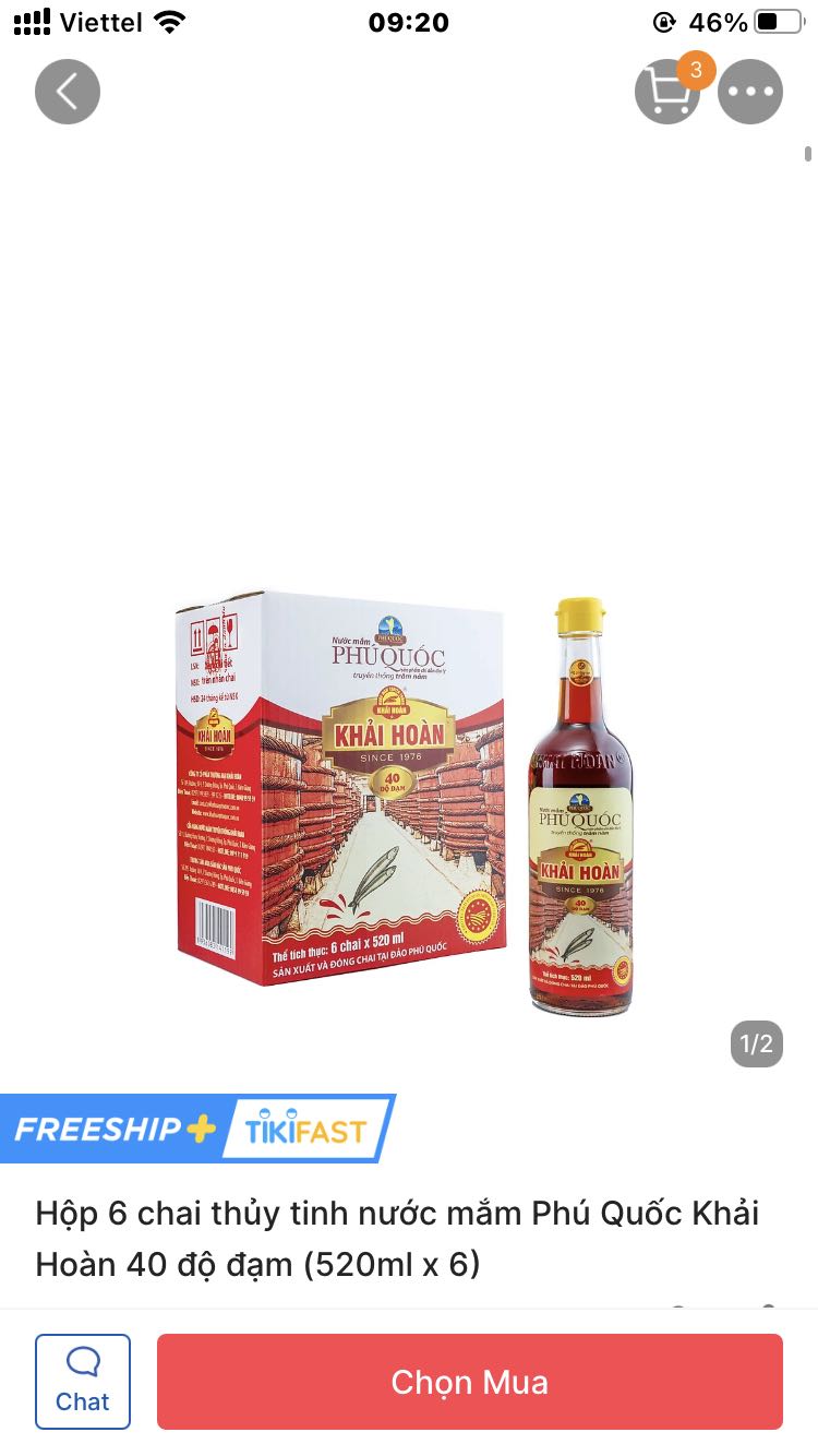 Mình đã nhận được hàng rồi nhé Shop! Cảm ơn Tiki nhiều lắm! Đặt tối hôm qua mà sáng hôm nay đã giao rồi! Tiki đóng gói sản phẩm rất đẹp và chắc chắn! Giá rẻ hơn thị trường và được mã giảm giá nữa, mọi người nên vào mua nhé!