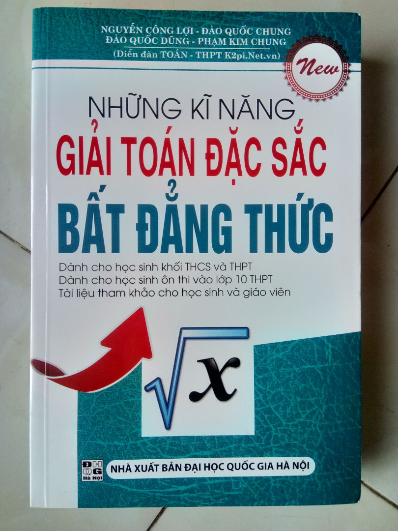 Về hình thức thì khá chỉn chu ,giáo hàng có bao bọc cẩn thận.
Về nội dung thì quá chất lượng, cuốn sách này + cuốn " những viên Kim Cương trong bất đẳng thức" Trần Phương thì đúng là song kiếm hợp bích.
Mua trúng dịp giảm giá thì quá tuyệt vời , Tuy nhiên chất lượng giấy in còn xấu, mực hơi mờ,chữ nhỏ cũng gây sự khó khăn cho người " ngâm kíu ". Bởi toán học không như văn học , có thể đọc lướt và phán đoán.
Do đặc thù của toán là công thức và ký hiệu, nếu sai hay đọc không đúng là ngũm củ tỏi liền.