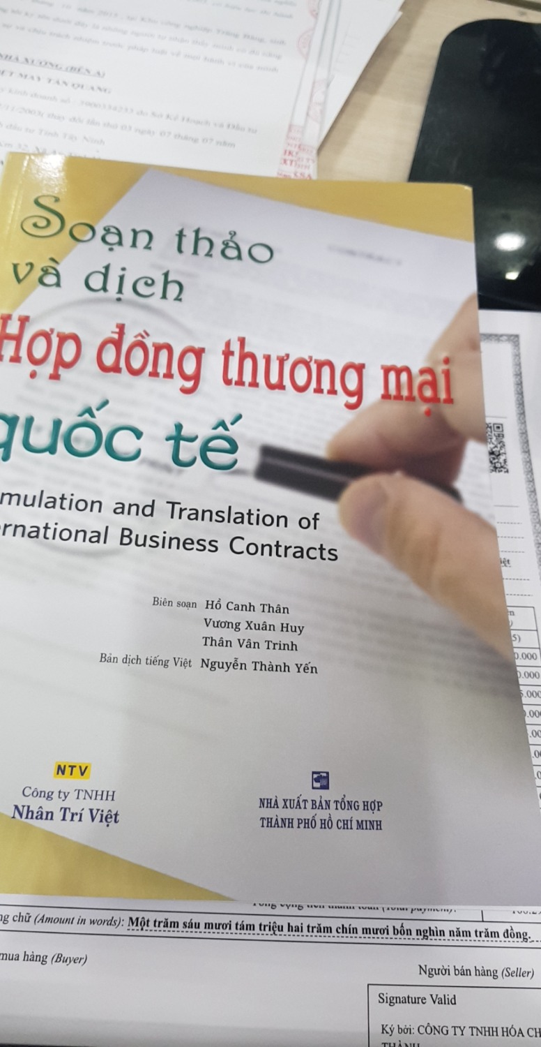 Soạn thảo và dịch HĐ thương mại quốc tế hữu ích cho CV