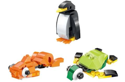 Các mảnh ghép cứng cáp, tốt. Màu sắc đẹp, các chi tiết đầy đủ. Chơi chung với Lego được luôn.