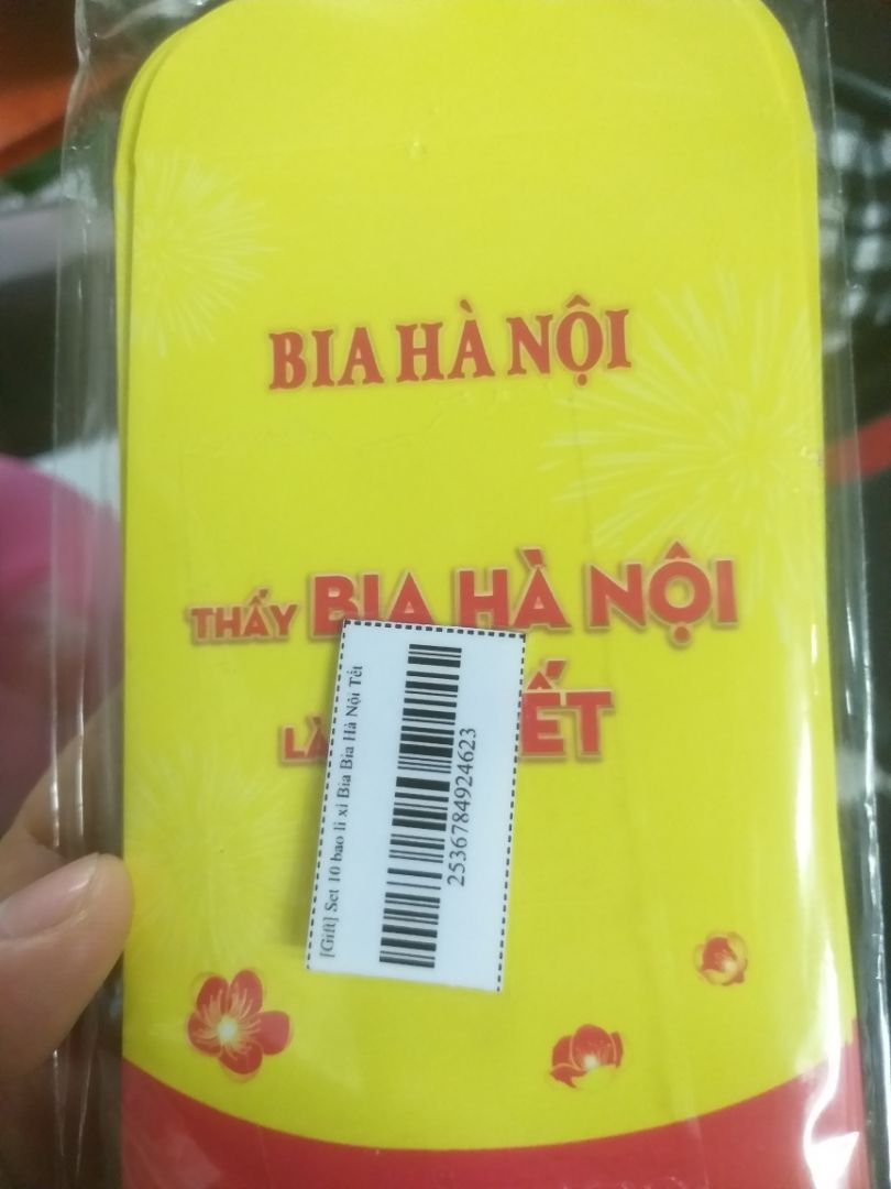 Giao nhanh, giá tốt, ship siêu tốc, có cả bao lì xì và túi đựng bia. Good