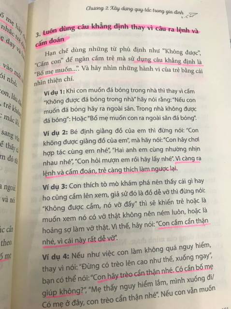 Sách rất hay dành cho ba mẹ có con 3-10t, nên mua đọc để học hỏi thêm và ứng dụng nhé. Tác giả viết văn phòng dễ hiểu, gần gũi và cụ thể nè. Sách rất hay dành cho ba mẹ có con 3-10t, nên mua đọc để học hỏi thêm và ứng dụng nhé. Tác giả viết văn phòng dễ hiểu, gần gũi và cụ thể nè.