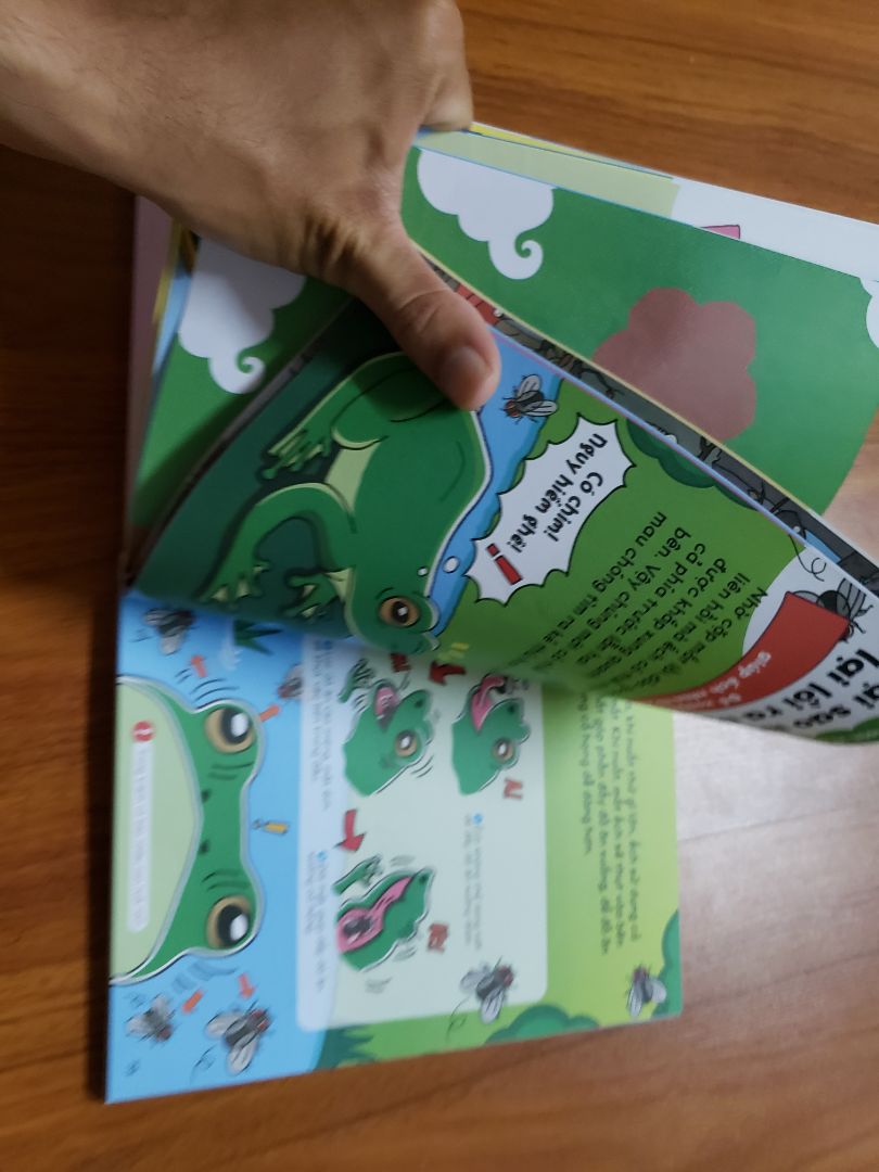 Nội dung thì hay, nhiều hình ảnh minh họa đẹp mắt, trẻ rất thích. nhưng bìa sách rất dễ sức ra.