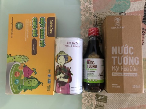 Shop giao hàng nhanh, đóng gói cẩn thận, tư vấn nhiệt tình. Hàng đúng xuất xứ và chất lượng, đạt các chứng nhận hữu cơ, và an toàn vstp. Giá rẻ hơn các shop khác, cám ơn quà tặng của shop. 
Sẽ lun ủng hộ shop.