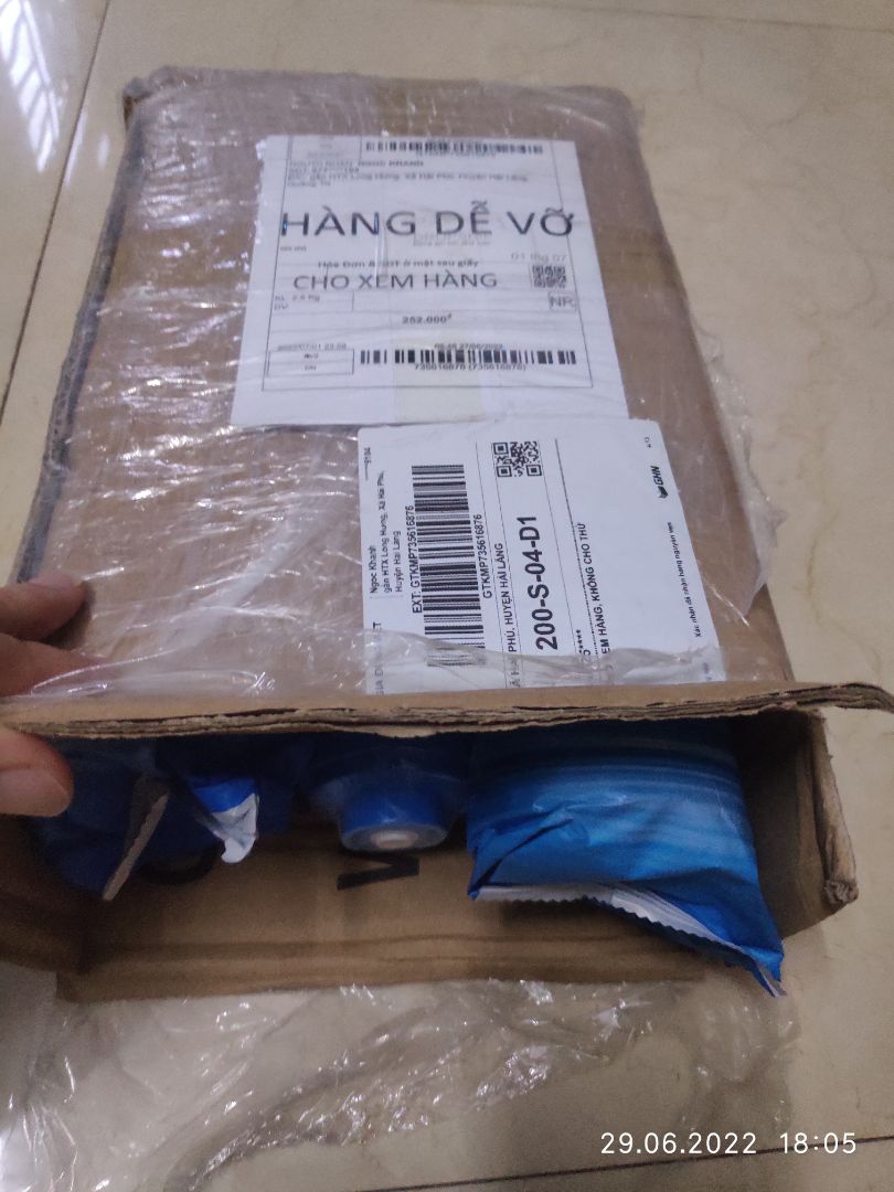 mua bộ 3 lõi lọc số 1, 1 lõi lọc số 2 và 1 lõi lọc số 3, tổng cộng 5 lõi nhưng shop giao thiếu hàng. Đề nghị shop giải quyết gửi bổ sung