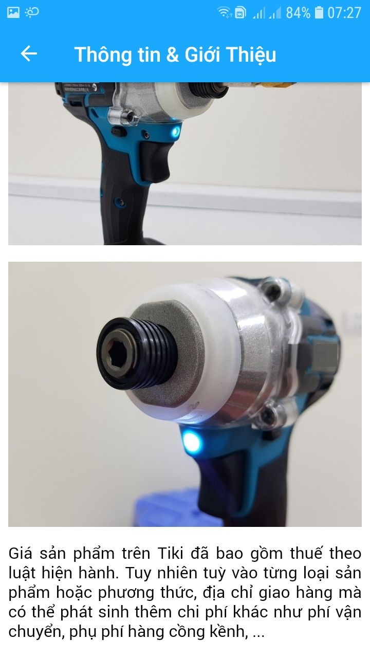 Tôi mua bộ máy khoan pin Rakuten 72v bắn và vặn vit nhưng shop lại giao máy makita xiết bulong,có đổi cho tôi được ko?