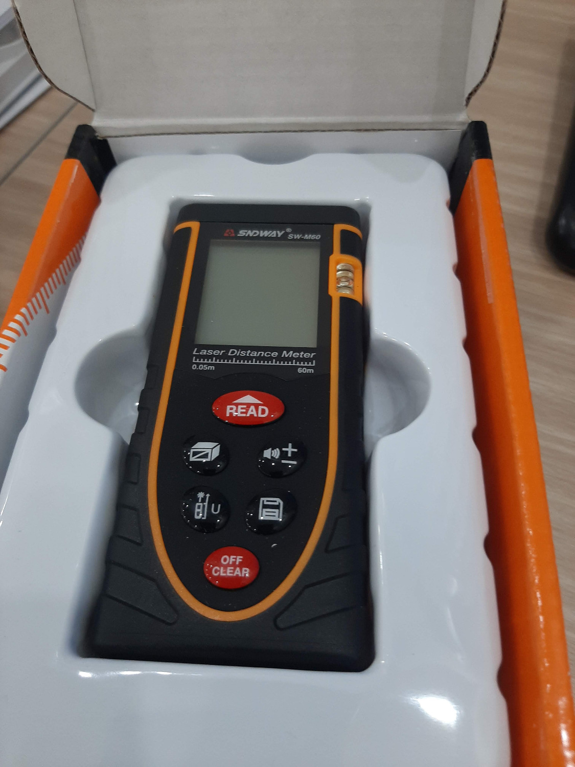 Kính gởi Team Tiki!
- Tôi đặt mua hàng Thước Đo Khoảng Cách Lazer SW-M100, tại sao giao 60m?
- Xem thêm hình
- Đề nghị đổi lại sản phẩm