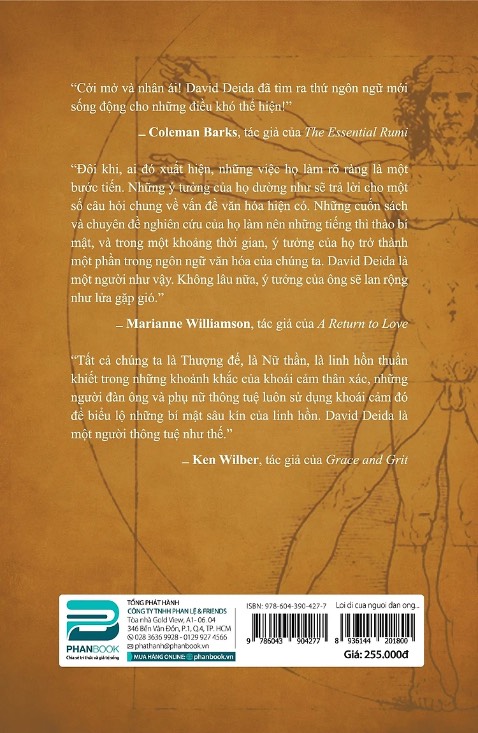 Quyển sách rất hay nha. Nội dung sâu sắc, mang tính cốt lõi rất cao. Đàn ông nên có trong tủ sách kiến thức để trở thành 1 người đàn ông đích thực mà mọi người phụ nữ đều muốn yêu. Love và thank tác giả đã có 1 quyển sách rất hay và tôn vinh phái đẹp. Sách mang lại cho mình rất nhiều cảm xúc khi đọc. Đọc vào ban đêm ngoài vườn thì thật là chill quá chill rồi!