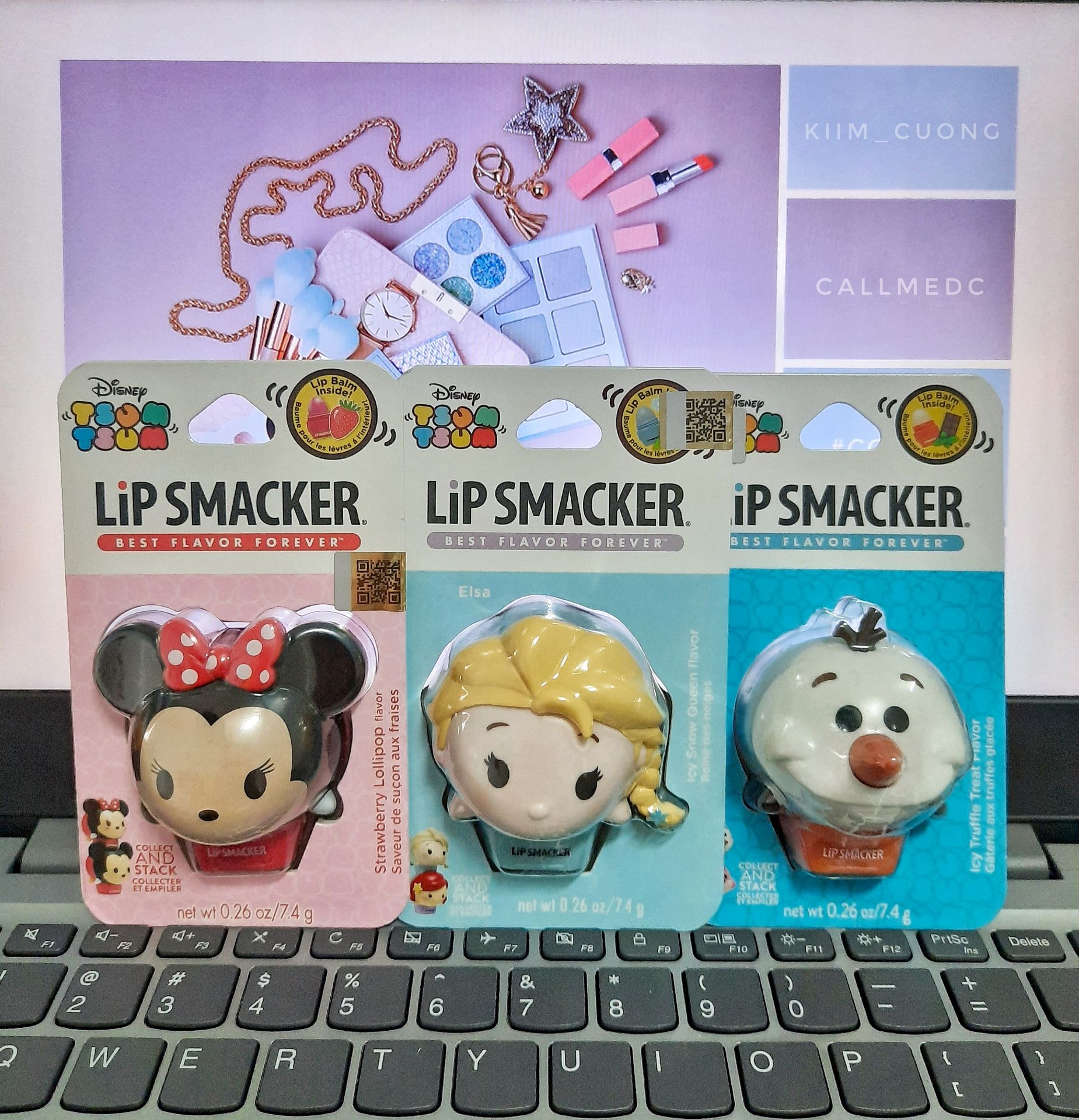 son thơm mùi dâu, dưỡng ẩm tốt, ít bóng.