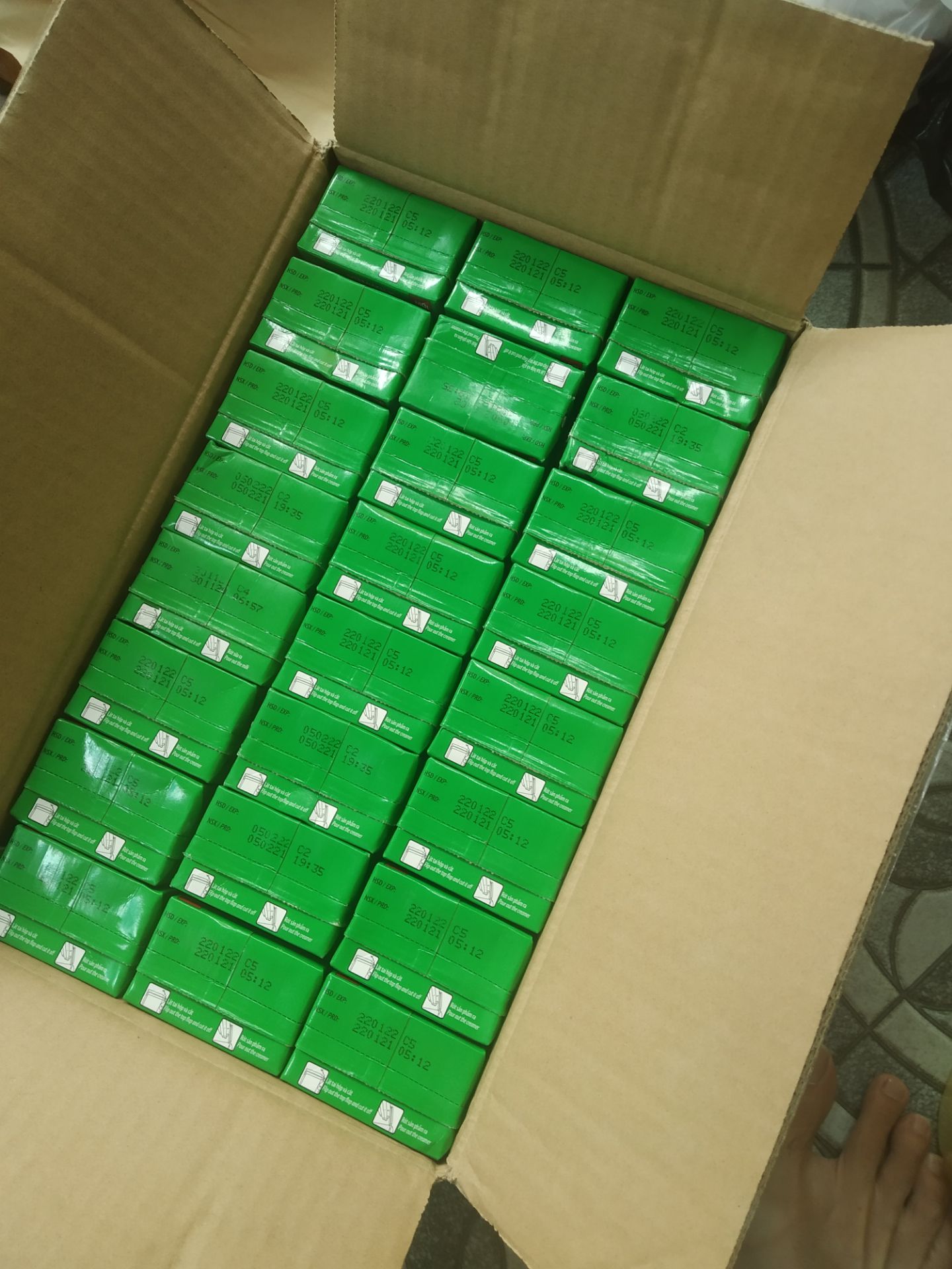 Sản lượng ngày sx rất mới