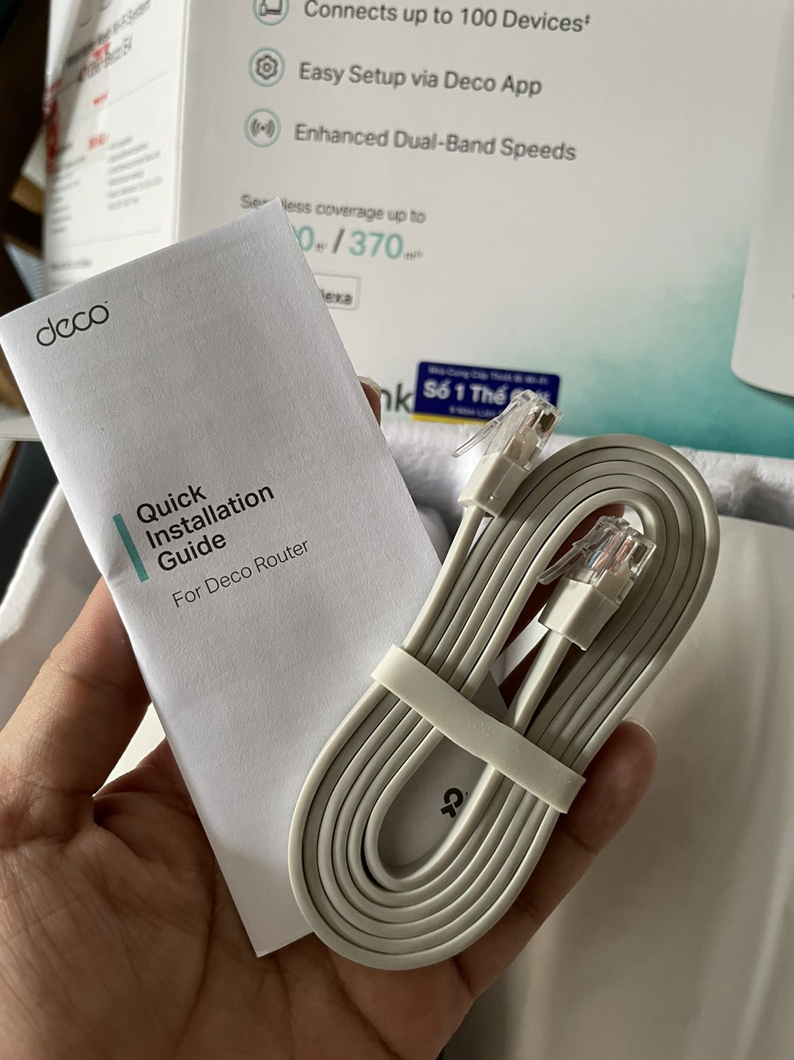 Đứng gần thì ok,  mà vô phòng cách cửa phòng với 10 bước chân thì ko mượt lắm, ứng dụng dễ cài, hàng đẹp, đủ phụ kiện, đóng gói cẩn thận