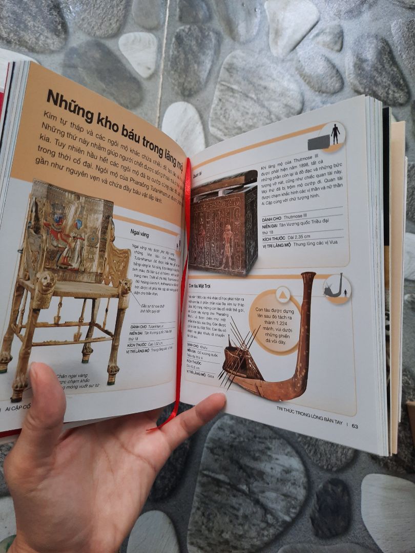 sách nhỏ, xinh xắn, bìa cứng chắc chắn. hình ảnh minh họa nhiều, màu sắc đẹp, chú thích và mục lục rõ ràng. bao bì cẩn thận, sạch đẹp.
Nội dung chưa đọc kỹ, đang rất háo hức đọc. nên không dám nói kiến thức trong sách là đúng sai thế nào nghen bạn