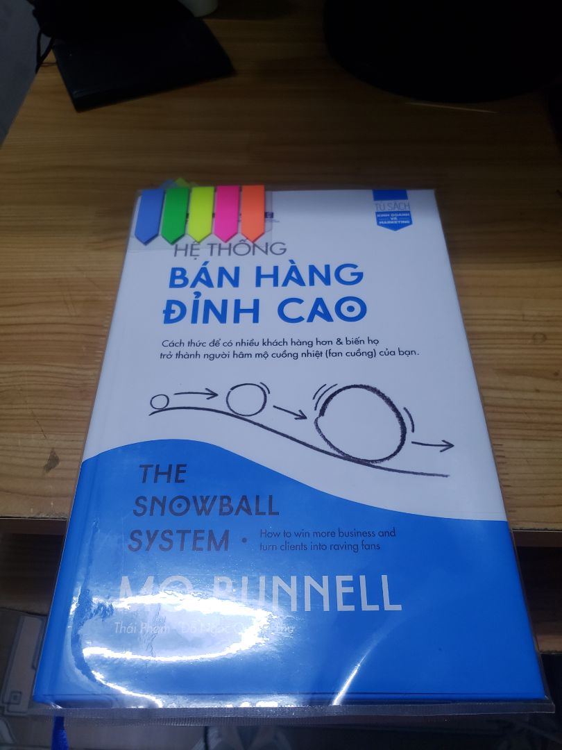 Mình sẽ viết ngược một tí, mình chê trước vì điểm này đáng trách:
- Nội dung hay, phù hợp cho các anh/chị/bạn làm vị trí Business Development hoặc mảng B2B nói chung. Cũng vì vậy mà cho 2 sao, vì tựa đề dịch sai tinh thần của nội dung chính, sẽ khiến nhiều bạn làm sales trong mảng B2C nhầm tưởng và mua, sau đó không ứng dụng đc nhiều hoặc đọc không hiểu (như các bình luận trước). Ban đầu mình mua cũng vì lí do lầm tưởng như vậy, nhưng rất may cho mình là mình đang làm BD nên cuốn sách này vẫn có ích cho bản thân mình. Mình nghĩ đây là hành động có chủ đích để thu hút khách hàng người Việt của tập thể biên dịch. Tuy nhiên dịch như vậy không chỉ sai về nghĩa đen của tựa sách, mà mình tin là còn sai cả về tinh thần của tác giả, sai với nội dung của sách.
**Cảnh báo cho các bạn có ý định mua nên đọc kĩ: sách này nội dung thiên hẳn về Business Development chứ không phải là kĩ năng hay hệ thống kĩ năng bán hàng
- Bên trong nội dung sách còn nhiều chỗ dịch sai, dịch không đúng ngữ cảnh, ngữ nghĩa, tuy những chỗ sai này không làm ảnh hưởng nội dung chính nhưng vẫn cần cẩn trọng trong khâu biên dịch, kiểm định trước khi xuất bản.
- Sách không có book mark, trình bày chữ hơi nhỏ và font chữ chưa được đẹp.

Điểm cộng rất lớn cho bạn nào là đối tượng mà tác giả nhắm tới:
- Kiến thức trong sách vẫn còn rất mới, tính ứng dụng cao, được trình bày khoa học và hệ thống mà tác giả xây dựng cũng có tính định lượng chứ không chỉ là nhận xét định tính chung chung.
- Nội dung đc trình bày chi tiết, có các tài liệu mô phỏng cũng như link để tải các tài liệu đó về (tài liệu nhằm bổ trợ cho việc đọc và áp dụng Snowball System)
- Tác giả không phải ngôi sao mạng xã hội (như Jordan Belfort, Grant Cardone,...), nên quyển sách này dù không được truyền thông nhiều nhưng vẫn đạt được phản hồi rất tốt, chứng tỏ là hiệu quả thu được từ việc đọc sách này rất tích cực.

Cảm ơn sự đóng góp của tập thể biên dịch, nhưng mình không đánh giá cao giá trị của bản dịch này nếu so với bạn chính bằng tiếng Anh, vì những điều mình đã nêu trên!