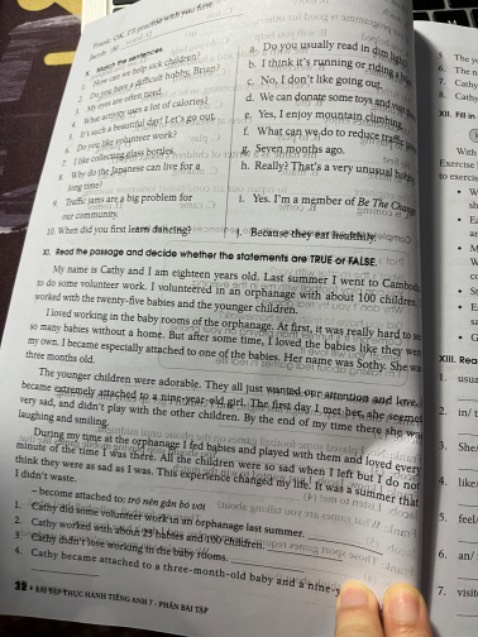 Sách in bị lỗi, từ trang 17 đến trang 32. Chữ trang này đè lên trang kia