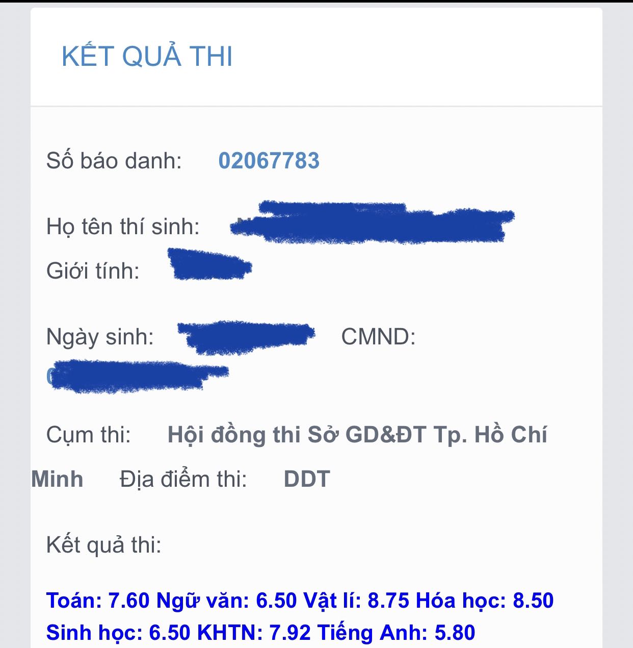 Tôi gần 25 điểm