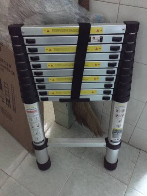 Thang nhôm nhìn khá chắc chắn, khi sử dụng tạo tâm lý an toàn và cũng nhẹ khi vận chuyển, cũng như chiếm ít không gian cất chứa. Cảm ơn shop.