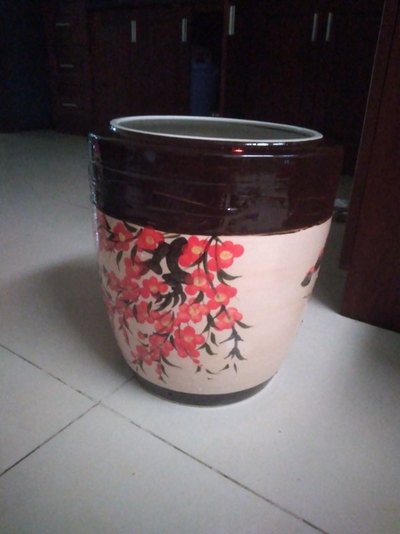 mua hũ gạo 15kg mà đổ được có 12kg đã đầy, thất  vọng shop