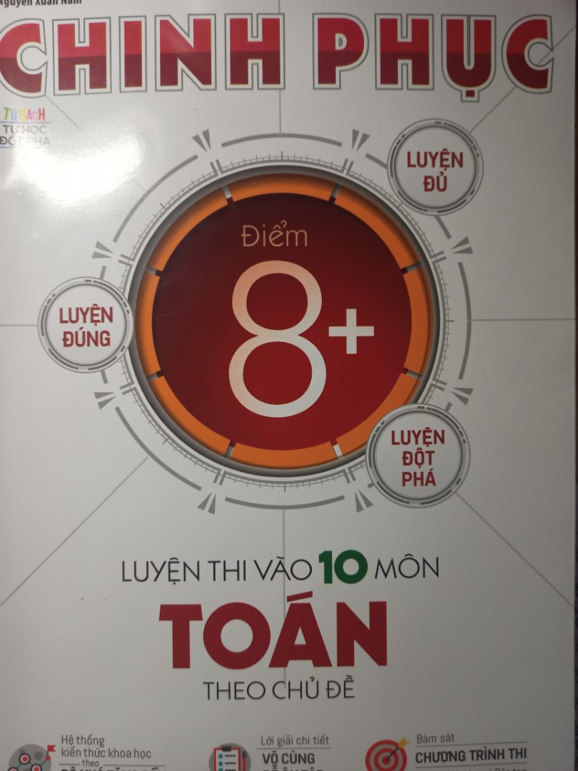 Sách đẹp chia ra từng chuyên đề và có các ví dụ minh họa. Sau mỗi chuyên đề có rất nhiều bài tập. Tuy nhiên sách còn nhiều lỗi sai cơ bản, không có chuyên đề cho phần hình học không gian. Mình mong lần xuất bản sau sẽ tốt hơn, bổ sung đầy đủ các chuyên đề và có các đề thi thử