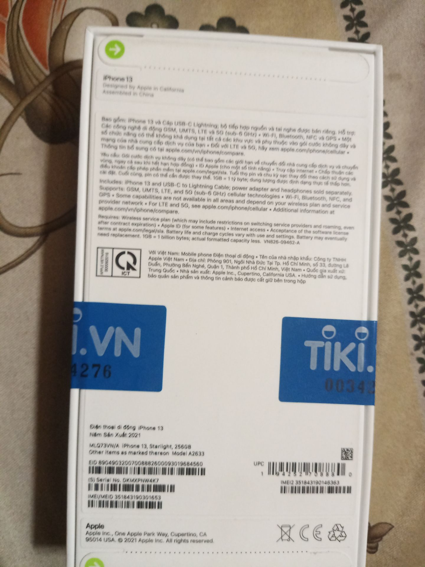 Đóng gói chắc chắn có bọc lớp giấy bìa ở ngoài và 1 lớp giấy bóng nilong ngoài hộp, sản phẩm mới đẹp giá rẻ hơn 1tr so với mua ở cells hoặc mấy chỗ khác, giao nhanh, bảo mật khi giao hàng khi gửi mã về cho khách hàng