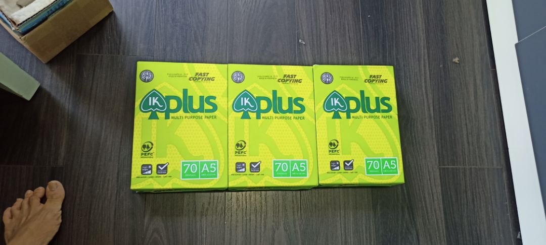 Cảm ơn shop giao hàng nhanh, đóng gói cẩn thận , giấy đẹp, láng mịn in ko bị kẹt giấy, sản phẩm tốt y như quảng cáo sẽ tiếp tục ủng hộ shop