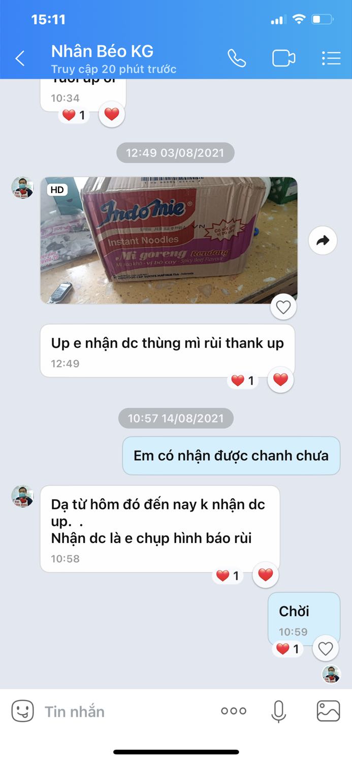 Giao hàng thùng bị bể nhưng nghĩ ,mùa dich vận chuyển khó khăn nên thông cảm Giao hàng thùng bị bể nhưng nghĩ ,mùa dich vận chuyển khó khăn nên thông cảm