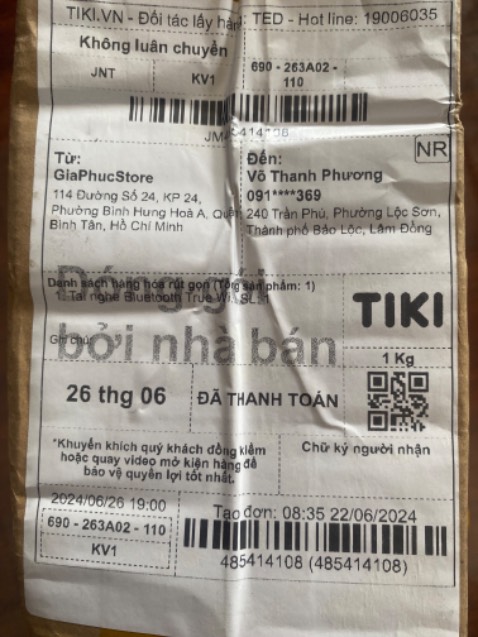Giao hàng nhanh, đóng gói cẩn thận,hàng như quảng cáo,âm thanh nghe hay,dể kết nối,chất lượng thì chưa biết sao
