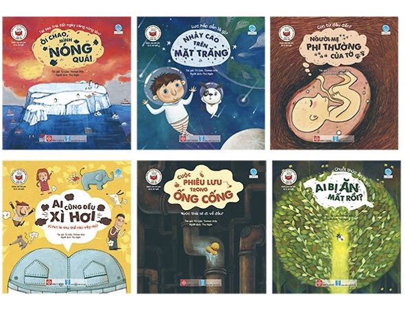 Bộ sách hay, tranh đẹp, kiến thức nhẹ nhàng và thú vị. Bộ có 6 cuốn, bố mẹ chọn chủ đề hoặc mua cả càng tốt