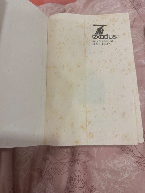 Sách khá cũ và không sạch, nhiều trang bị vết ố