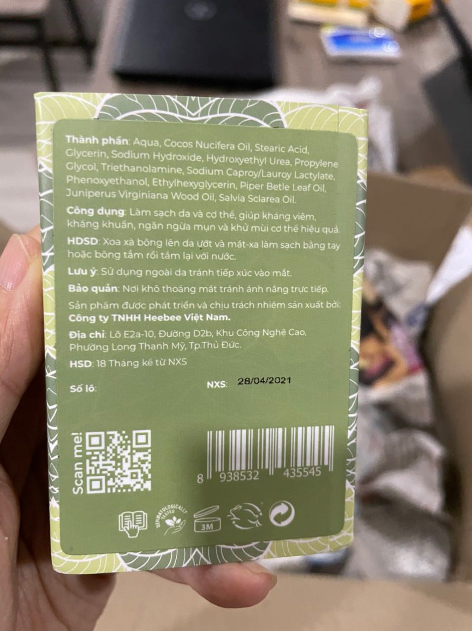Đóng gói đẹp,sang trọng, hết mụn lưng sau 2 tuần thật nhé, thơm tự nhiên thư giãn chứ ko nồng kiểu hoá học. Thấy hãng đầu tư kỹ lưỡng nên dùng an tâm lắm lắm. Đóng gói đẹp,sang trọng, hết mụn lưng sau 2 tuần thật nhé, thơm tự nhiên thư giãn chứ ko nồng kiểu hoá học. Thấy hãng đầu tư kỹ lưỡng nên dùng an tâm lắm lắm.