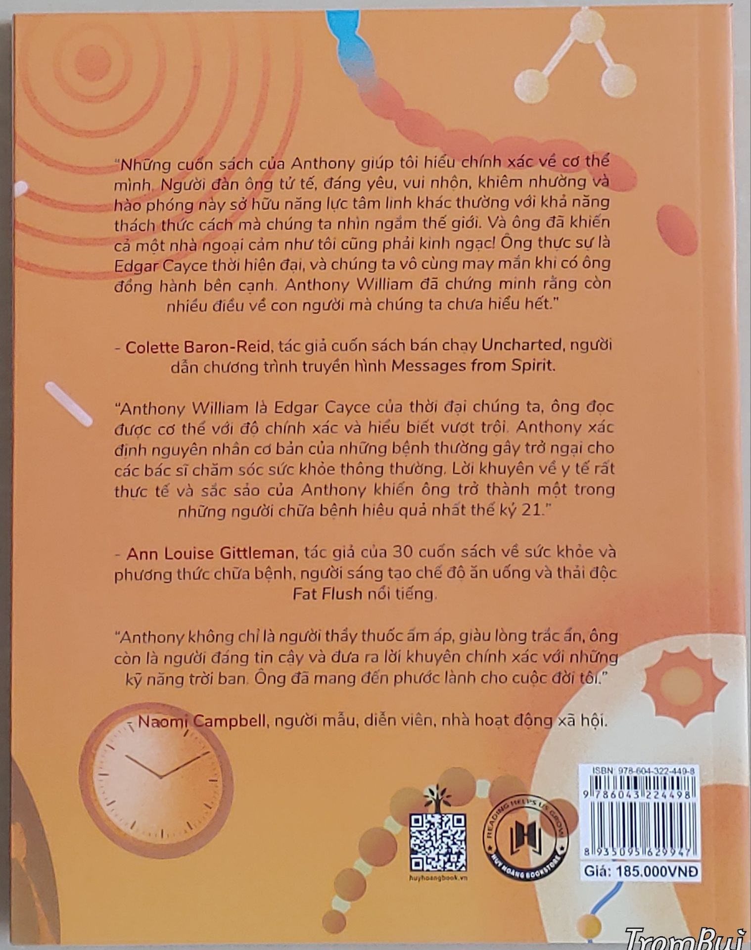 Đặt ngày 11 hôm nay đã nhận . M đọc có gì hay cần chia sẽ m sẽ viết tiếp !
Trở về Không viết mở rộng và sâu hơn từ góc nhìn của tác giả. Đây là quyển sác
✨✨ Cơ thể tự chữa lành 2- Thực phẩm thay đổi cuộc sống Thần dược đến từ trái cây và rau củ là quyển sách mang lại nhận thức, kiến thức quý giá cho sức khỏe bạn. B rất nên đọc và giữ để xem tra cứu khi cần. Cuốn này m tìm mua cuốn đầu tiên- Cơ thể tự chữa lành -   từ từ sẽ tìm đủ bộ 4-5 cuốn của cùng tác giả mà vô cùng hữu ích cho sức khỏe thể chất, tinh thần và tâm hồn.