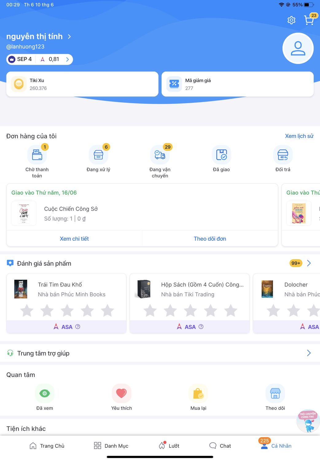 Sách hay và mới, siêu đẹp, cảm ơn shop nhiều
Chúc mọi người đọc được dòng này đều may mắn, thuận lợi

Sách hay và mới, siêu đẹp, cảm ơn shop nhiều
Chúc mọi người đọc được dòng này đều may mắn, thuận lợi

Sách hay và mới, siêu đẹp, cảm ơn shop nhiều
Chúc mọi người đọc được dòng này đều may mắn, thuận lợi