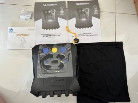 Mới đem xuống bơm thử, bơm khá nhanh. Đóng gói đẹp đẽ, ngưng khi đủ áp suất lốp.