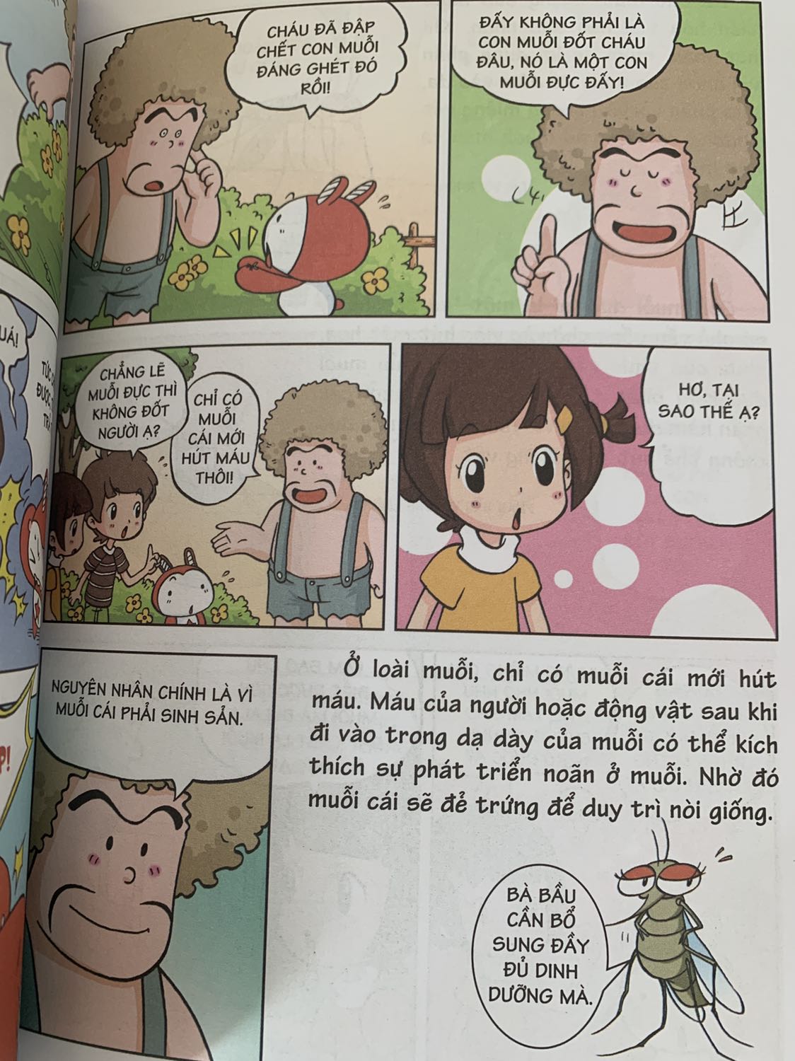 Những câu hỏi được giải đáp sinh động bằng những câu chuyến ngắn dí dỏm làm bé đọc và nhớ lâu hơn. Có những câu hỏi mà người lớn còn chưa biết nè!