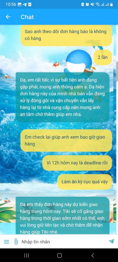 Tiêu đề: Sự Bất Cẩn và Vô Trách Nhiệm Khiến Trải Nghiệm Mua Sắm Trở Thành Ác Mộng

Khó có thể tìm thấy một trải nghiệm mua sắm tồi tệ hơn khi bạn chọn đặt hàng trên một sàn thương mại điện tử (TMĐT) mà cảm giác của bạn từ sự tức giận đến thất vọng chỉ còn có thể diễn tả bằng những từ mạnh mẽ. Lần này, mình đã phải đối mặt với một cơn ác mộng trên sàn TMĐT do sự kém chuyên nghiệp và vô trách nhiệm của nhà bán hàng và admin.

Trước hết, là việc nhà bán hàng đăng sản phẩm mà không có tồn kho thực sự là một trò đùa không vui. Để tôi và nhiều người khác dành thời gian và công sức để tìm hiểu, chọn lựa sản phẩm chỉ để sau đó nhận được thông báo "hết hàng" là vô cùng không tôn trọng và lãng phí thời gian.

Tuy nhiên, điều thật đáng tức là hành động vô trách nhiệm của admin sàn TMĐT. Đơn hàng của tôi đã gặp sự cố hai lần liên tiếp khi những lần lấy hàng không thành công. Tuy nhiên, không có bất kỳ liên hệ nào từ phía admin để thông báo tình hình, không có bất kỳ sự đôn đốc hoặc xin lỗi nào cả. Điều này đã dẫn đến việc đơn hàng của tôi bị chậm trễ giao hàng, gây khó chịu và phiền toái không đáng có. Đây là sự bất cẩn tột cùng từ một nền tảng TMĐT mà chúng ta đã tin tưởng.

Điều cần nhấn mạnh ở đây là cảnh báo cho những người mua hàng tiềm năng. Hãy cân nhắc thật kỹ trước khi quyết định thực hiện đơn hàng trên sàn TMĐT này. Chỉ nên mua hàng khi bạn thật sự có thời gian dồi dào để đối mặt với mọi tình huống có thể xảy ra. Thời gian giao hàng dự kiến có thể trở thành một cơn ác mộng không tưởng nếu bạn không cẩn thận.

Tóm lại, trải nghiệm mua sắm trên sàn TMĐT này là một cơn ác mộng thực sự. Sự thiếu chuyên nghiệp và vô trách nhiệm từ phía nhà bán hàng và admin đã biến một trải nghiệm đơn giản thành một chuỗi thất vọng và giận dữ. Điều quan trọng là chúng ta cần cảnh giác và không để bị *** dối bởi hình ảnh mời gọi trên sàn TMĐT này.