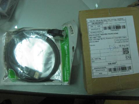 Hàng tôi nhận được không đúng như hàng tôi đã đặt (Hình ảnh minh họa kèm theo).