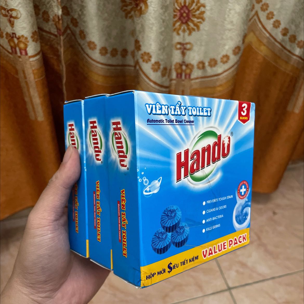 mua 2 hộp ship hẳn 3 hộp luôn 😂 cuối năm Hando khuyến mại hả 😂 cảm ơn nhiều nha
đồ Hando thì yên tâm chất lượng rồi 😉