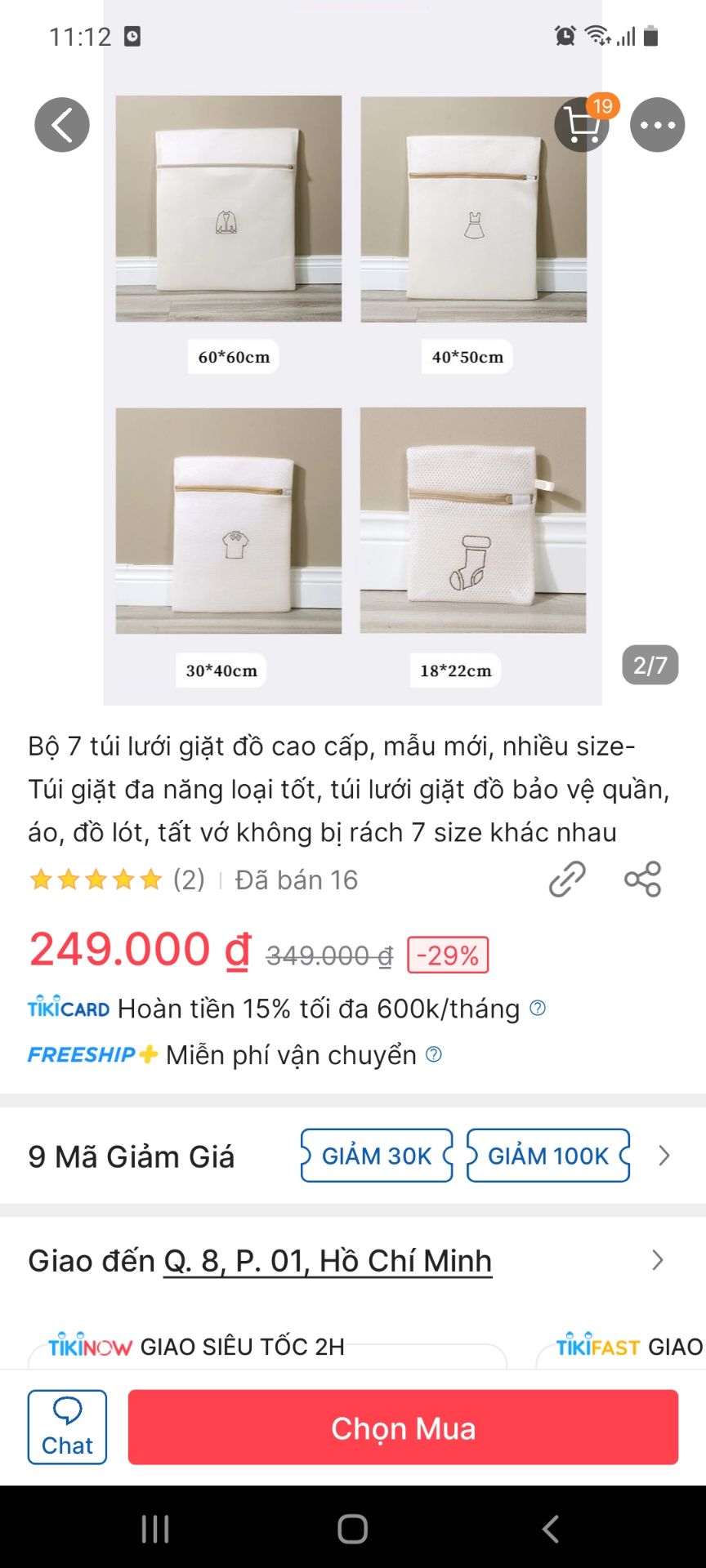 Giao nhanh, đóng gói đẹp, chưa sử dụng nhưng nhìn và sờ cảm nhận cũng thấy chất lượng rất oki, đáng đồng tiền. Đủ size, các size đều có kích cỡ phú hợp tương ứng với món cần giặt. Giao nhanh, đóng gói đẹp, chưa sử dụng nhưng nhìn và sờ cảm nhận cũng thấy chất lượng rất oki, đáng đồng tiền. Đủ size, các size đều có kích cỡ phú hợp tương ứng với món cần giặt.