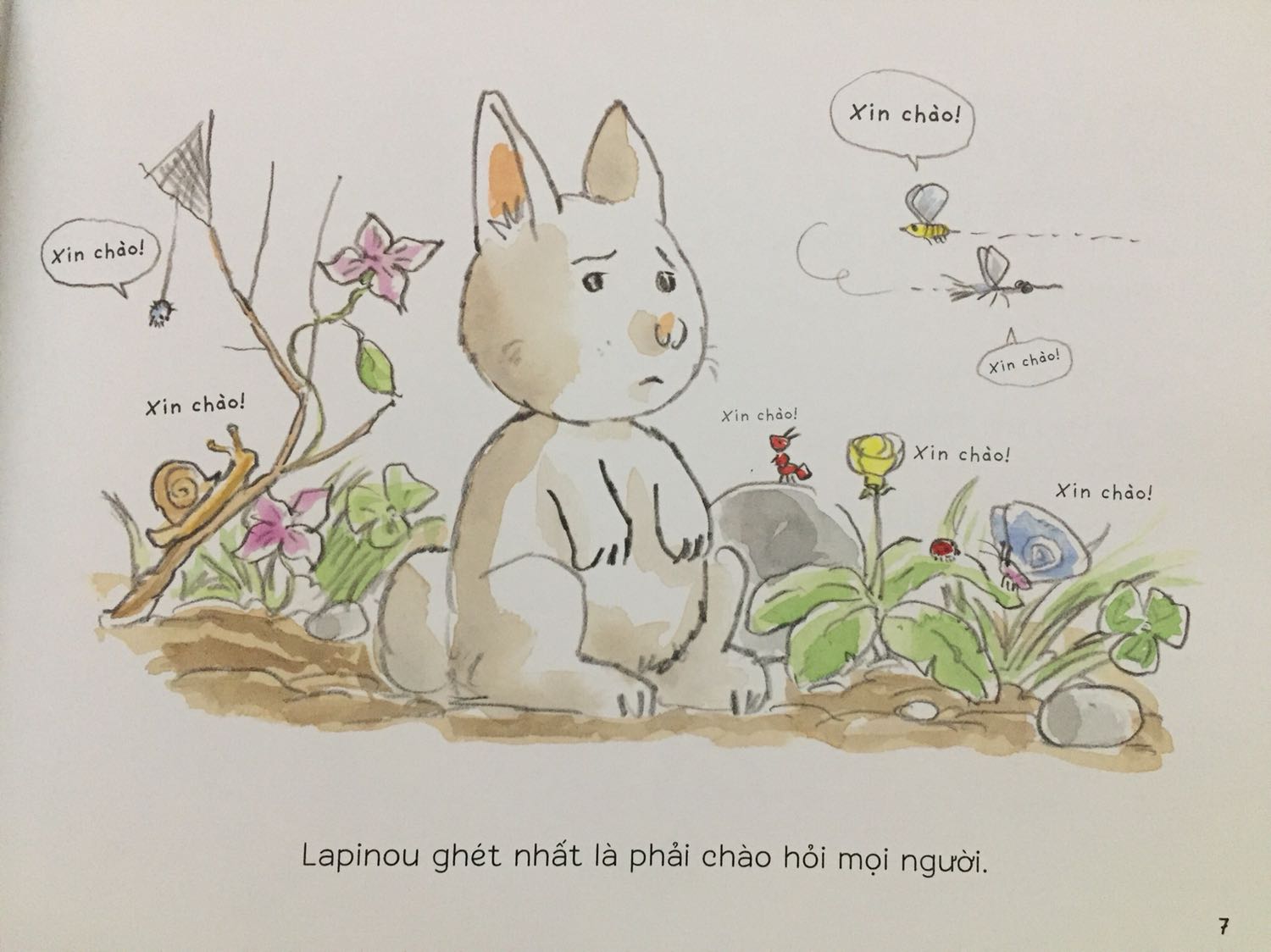 Phù hợp cho các bé tầm 3-4 tuổi nhưng kết truyện nên đổi thành chú Thỏ chào cá bác chứ chuyện hnay để mai mới làm thì mất ý nghĩa bài học.