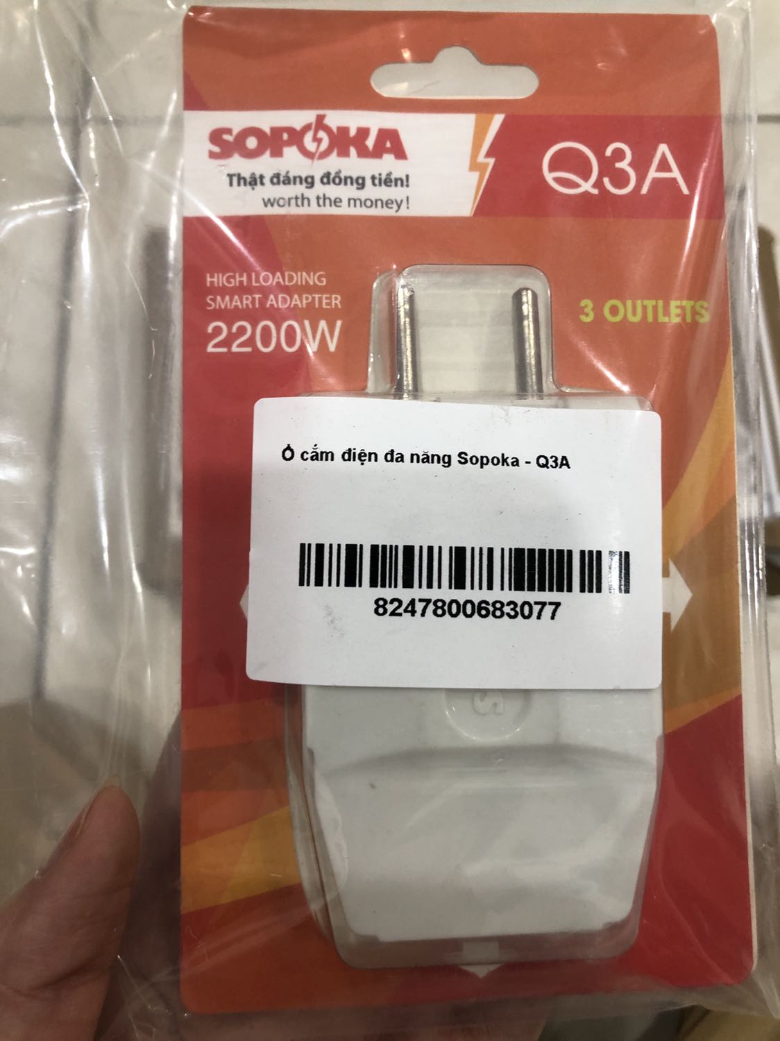 Hàng nhìn rất đẹp và chắc chắn. Nhựa tốt. Đóng gói nhà sản xuất cũng chỉnh chu. Like! Quá tốt so với giá!