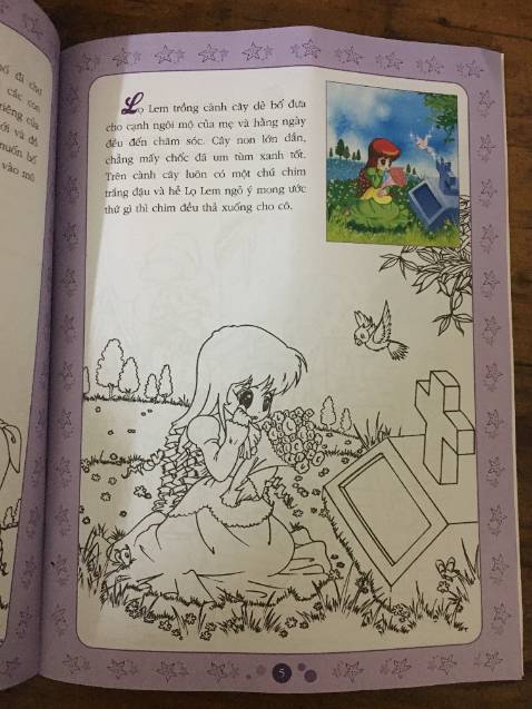 Giao hàng khá nhanh. Tính trừ 1 sao do vận chuyển hơi gãy chút, nhưng thôi vô tay tụi nhỏ cũng te tua thôi. Mình mua sách cho cháu học mẫu giáo nhưng mình nghĩ sách phù hợp với các bé đầu cấp 1 ấy, vì hình vẽ khá chi tiết nên mới tập vẽ thì tô chưa hết đâu. Mấy bé học chữ rồi cũng sẽ hứng thú đọc hơn nữa.