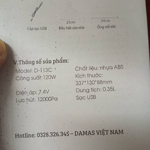 Không có thông số củ sạc. Tốt trong tầm giá nhưng mua chơi thôi đừng kỳ vọng nhiều. Sạc 3 đến 4 giờ mà dùng được mấy chục phút ( sách hướng dẫn) thì các bạn tự hiểu.