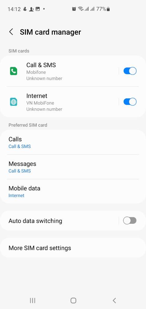 Sim mình mới mua, hiện tại lắp vào dùng thì không sử dụng được. 
Dùng cú pháp *090*6*5# kiểm tra thì ko có gói cước nào (hình). 
Đã bật 2 sim online, đã setting để sim này làm sim data.

Cửa hàng hướng dẫn, hỗ trợ giúp mình nhé.