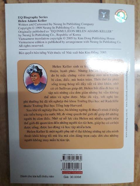 Hàng đặt về nguyên seal sau khi mình được nhận, giá rẻ hơn so với giá thị trường (mỗi cuốn sách 30k được giảm còn 24k), không có rách bìa, trang và không méo cạnh và góc cuốn sách, nhân viên giao hàng đúng thời gian và thân thiện
Về nội dung, hình ảnh thì đẹp, sinh động, không có gì để chê cả, nội dung cuốn sách nói về những thành công nghị lực của các danh nhân nổi tiếng thế giới, mình xin cảm ơn shop cũng như tác giả đã mang đến những nội dung thú vị và những bài học quý giá.