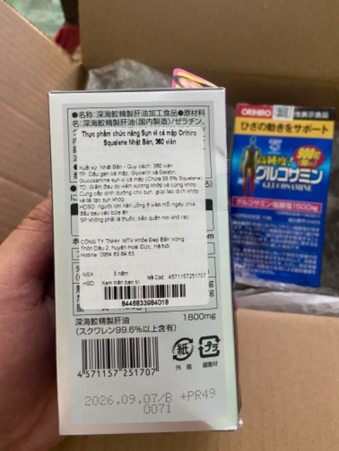 Đóng gói tốt. Có tem tiếng  Việt. Thuốc ok