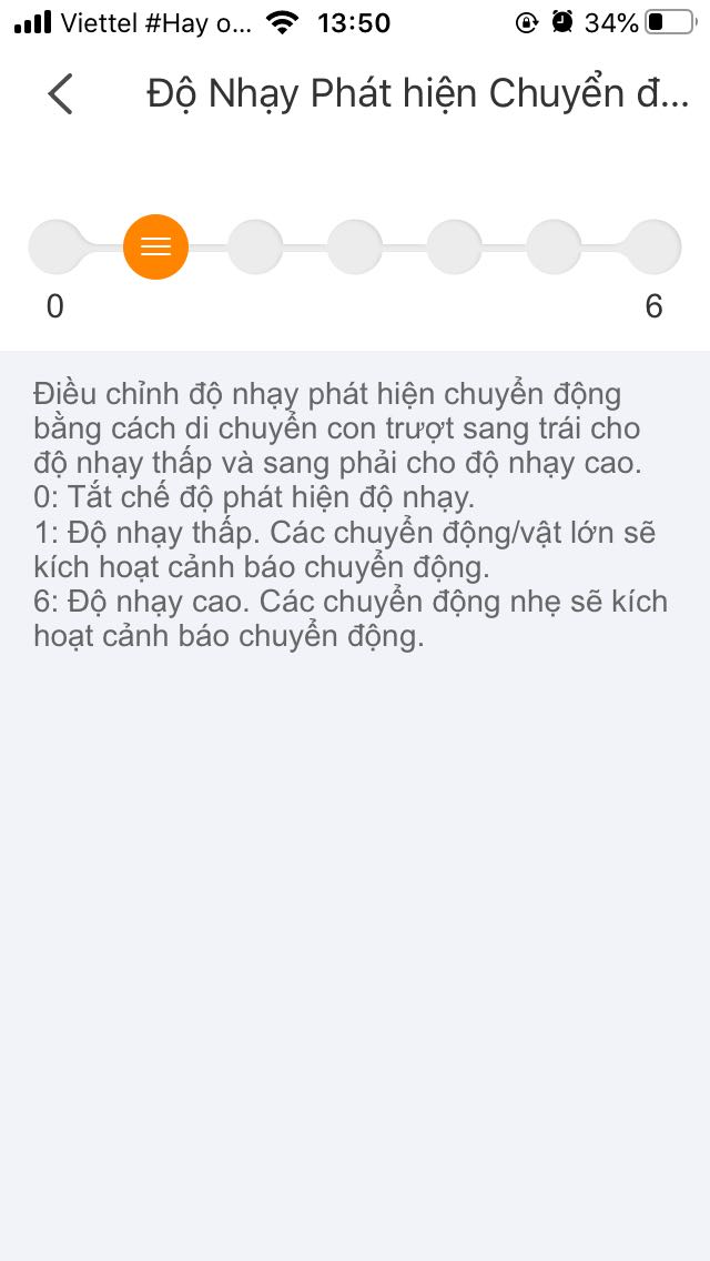 Cảnh báo khu vực có chuyển động không đúng. Không có chuyển động trong khu vực định sẵn cũng báo. Mặt dù đã hạ mức độ nhạy xuống mức thấp nhất.