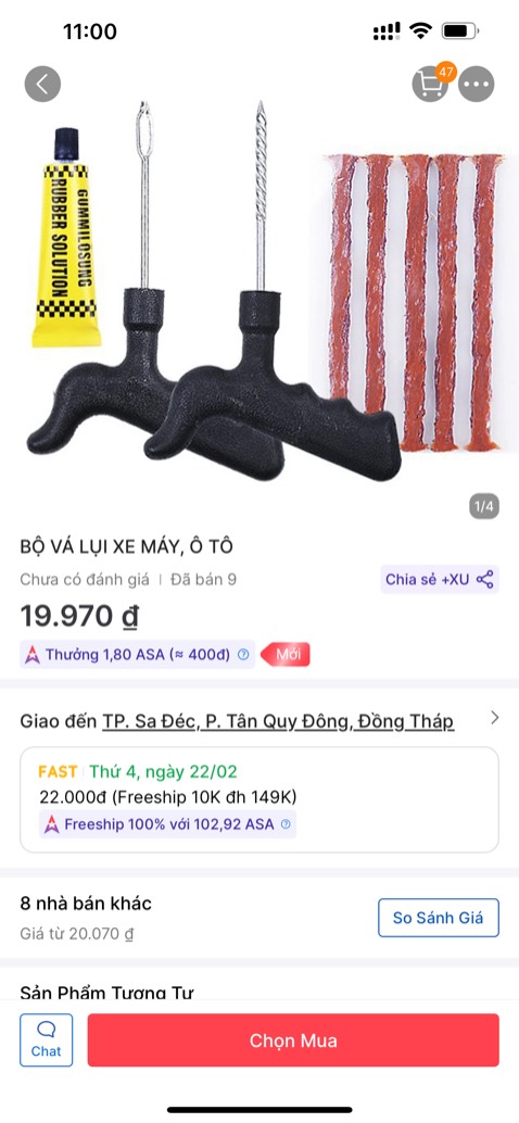 Bộ vá thì ok mà shop giao bộ có 3 miếng vá mình đặc loại 5 miếng vá shop nên rút kinh nghiệm đăng như thế nào giao như zay