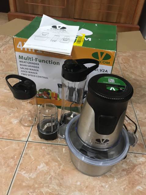 Hàng đóng gói cẩn thận, máy chạy khỏe, xay thịt rất nhuyễn, xay ra quả rất nhanh, xay tiêu rất tiện. Nhà mình có bé nhỏ nên rất phù hợp để xay rau nấu cho bé không bị dính cối như máy xay sinh tố trước đây mình dùng đặc biệt máy chạy rất êm. Cảm ơn shop nhiều